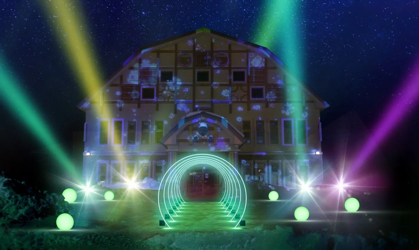 Picture of the Lake Akan Winter Illumination and Stay at Lake Akan Onsen