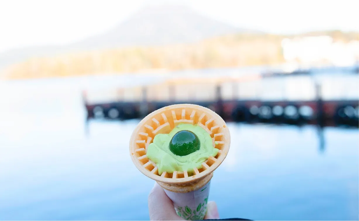 まりもソフトクリームの写真2